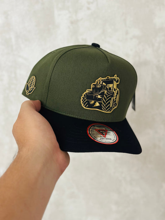Gorra Tractor Agrucultor Placa Gold Premium
