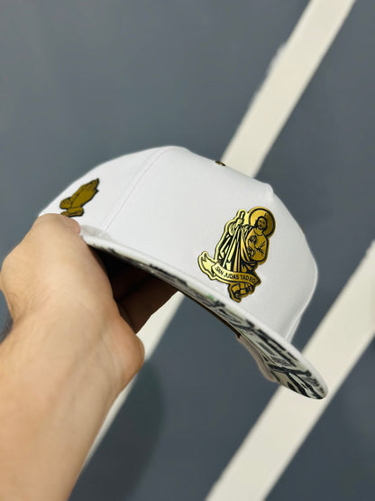 Gorra San Judas Placa Gold